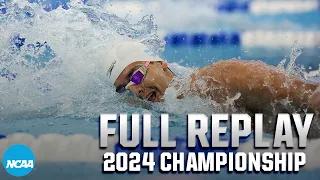 2024 NCAA DIII swimming and diving championship: Day three full replay