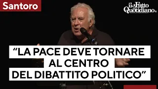 Santoro guarda alle Europee: "Non sono contro Schlein e Conte ma la pace è sotto-rappresentata"