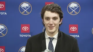 Peyton Krebs Postgame Interview vs Boston Bruins (1/1/2022)