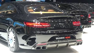 [4k] Brabus 800 S63 AMG Coupe V12 BiTurbo at Geneva International Motor Show 2018