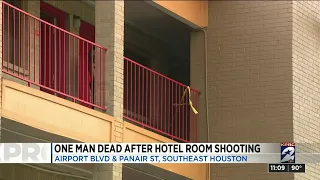 One man dead after hotel room shooting in SE Houston, police say