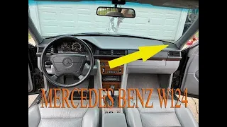 Mercedes Benz W124 - Cómo quitar la tapa del altavoz delantero tutorial