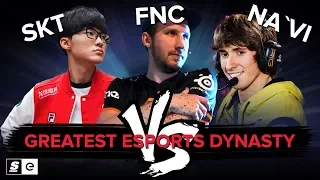 LoL (SKT) vs CS:GO (Fnatic) vs Dota 2 (Na'Vi): Who has the greatest esports dynasty?