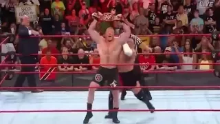 Brock Lesnar vs. Samoa Joe in Universal Champion Match - WWE Great Balls Of Fire 2017 HD