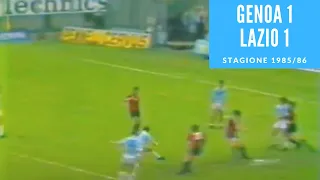 4 maggio 1986: Genoa Lazio 1 1