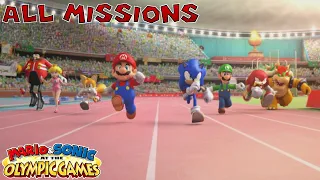 Mario & Sonic at the Olympic Games (Wii) [4K] - All Missions