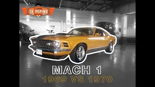 Las diferencias estéticas entre un MACH 1 1969 y 1970