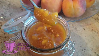 Персиковый конфитюр | Рецепт персикового джема | Джем из персиков | Peach jam
