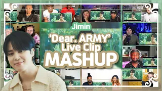Jimin "Dear. ARMY" Live Clip Reaction Mashup