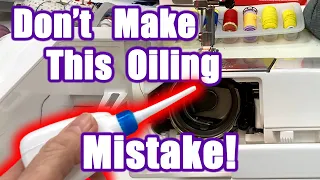 How To Correctly Oil Your Sewing Machine