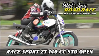 RACE Sport 2T 140 cc STD OPEN❗️RoadRace Brigif Cimahi 30 Maret 2024