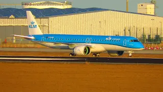 BRAND NEW KLM Cityhopper Embraer E195-E2 (PH-NXA) Landing at Berlin Brandenburg Airport BER!