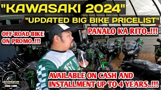 KAWASAKI BIG BIKE PRICELIST 2024 | AVAILABLE IN INSTALLMENT & CASH | IRONMON MOTOVLOG