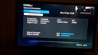 DSTV Satelite Dish Signal Troubleshooting