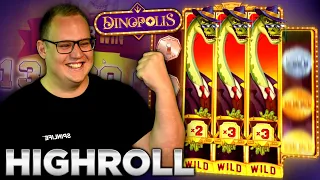 HIGH STAKES BIG WIN ON DINOPOLIS! (Bonus Buy)