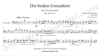 Schumann : The Two Grenadiers - Cello