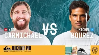 Wade Carmichael vs. Michel Bourez - Round Four, Heat 8 - Quiksilver Pro Gold Coast 2019
