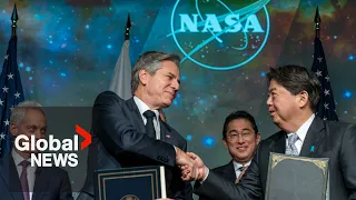 US and Japan sign historic agreement on space exploration