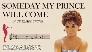 Someday My Prince Will Come - 4/4 Up Tempo Swing || BACKING TRACK