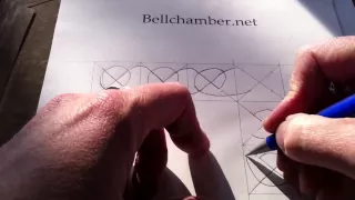 How to Draw Celtic Knots 7 - Border Triskele Durrow - 1/2