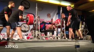 Carl Yngvar Christensen 1230kg Total WORLD RECORD !!