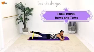 Butt and Abs Mat Pilates Barre Workout - BARLATES BODY BLITZ Loop Chisel Bums and Tums