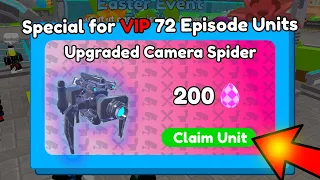 *NEW*!!🕷️🔥I GOT UPGRADED CAMERA SPIDER!!!  - Toilet Tower Defence EPISODE 72 Part 1