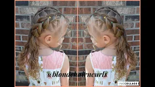 PEINADOS FACILES PARA NIÑAS|HERMOSAS TRENZAS PULL THROUGH