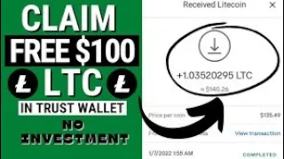 FREE LITECOIN - How To Earn Free LITECOIN to Trustwallet Daily || no investments