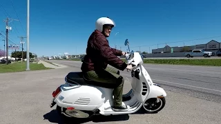 My friend Amy bought a Vespa GTS300! | Mitch's Scooter Stuff