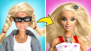 From NERD to POPULAR!🤩💎 *Cool 5 DIY Transforming Doll*