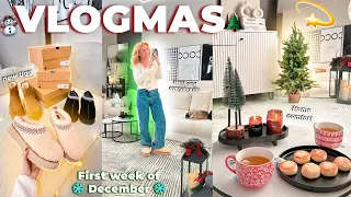 VLOGMAS 1⛄️ Наши Рабочие Будни, Обновляю Косметичку, Делаю Адвент для МУЖА, Новые UGG, Распаковки!