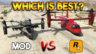 GTA 5 AVENGER VS MODDER AVENGER (WHICH IS BEST?)