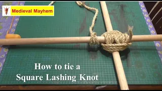 How to tie a Square Lashing (Knot of the Week)