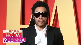 Lenny Kravitz responds after fans react to his leather workout gear