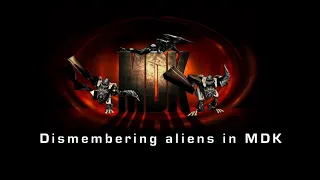 Dismembering aliens in MDK