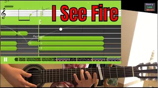 I See Fire - Ed Sheeran (Yousician Guitar Cover - Level 7)