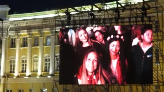 Мумий Тролль - Дельфины, Алые Паруса 2017, Санкт-Петербург Дворцовая площадь