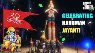 Gta 5 :  Celebrating Hanuman Jayanti In Los Santos Gta V (Jai Shree Ram)