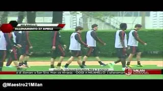 Milanello Allenamento 27-04-2013 Part 2