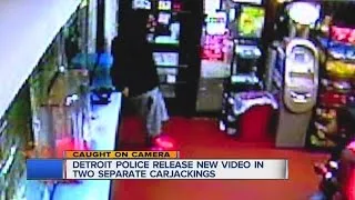 Detroit Police release video in carjackings