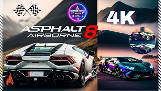 Asphalt 8: Airborne (2023) - Gameplay (PC UHD)🚘 [4K60FPS] - 🔥Lamborghini Countach LPI 800-4