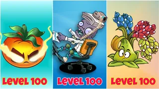 PVZ2 All Plants level 1 vs level 10 vs level 100 vs ZCorp chair racer | PVZ2 MK