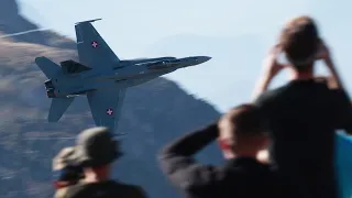 Axalp Fliegerschiessen Airshow | F-18 Hornet | Super Puma | Patrouille Suisse | F-35A.