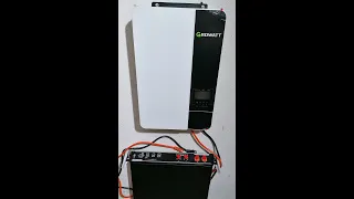 Growatt spf 5000 es and Pylontech us 2000 Li battery Com settings
