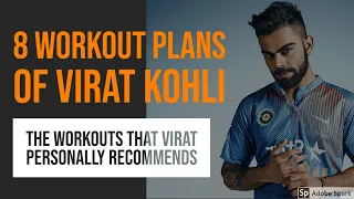 TOP 8 Workout plans of VIRAT KOHLI 2020