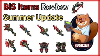 Reviewing ALL new BiS items | Tibia Summer Update