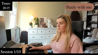 Study with me - Pomodoro timer 50/10 - 8 hour livestream