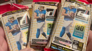 I Opened 2023 Donruss Football FAT PACKS Searching For DOWNTOWNS