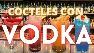 🚀4 COCTELES CON VODKA #2 - BARTENDER🚀 - TRAGOS FACILES CON VODKA